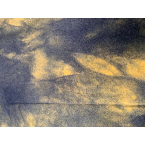 Tie-Dye Wool Rug Hooking Fabric 32" X 54" Yellow & Green - Picture 3 of 6